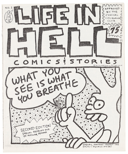 Life in Hell Comics & Stories #1 (2nd Edition) - Front Cover